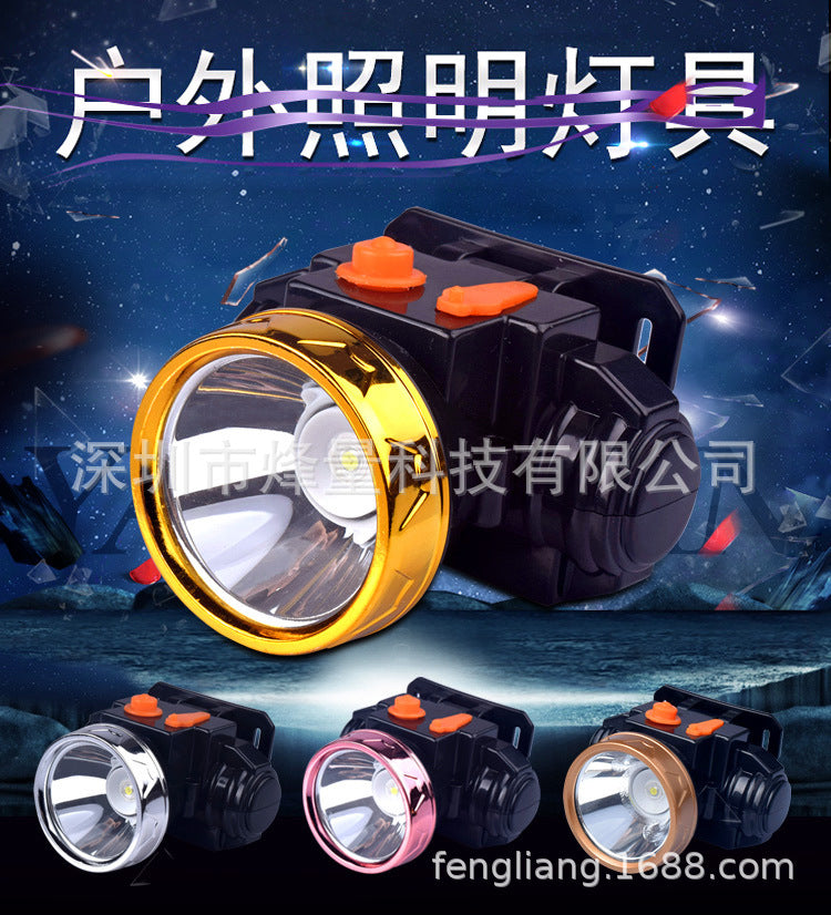 LED Mini Long-Range Strong Light Rechargeable Headlight Outdoor Fishing Lithium Battery Lighting Head Wear Cutting Glue Cutting Vegetable Flashlight