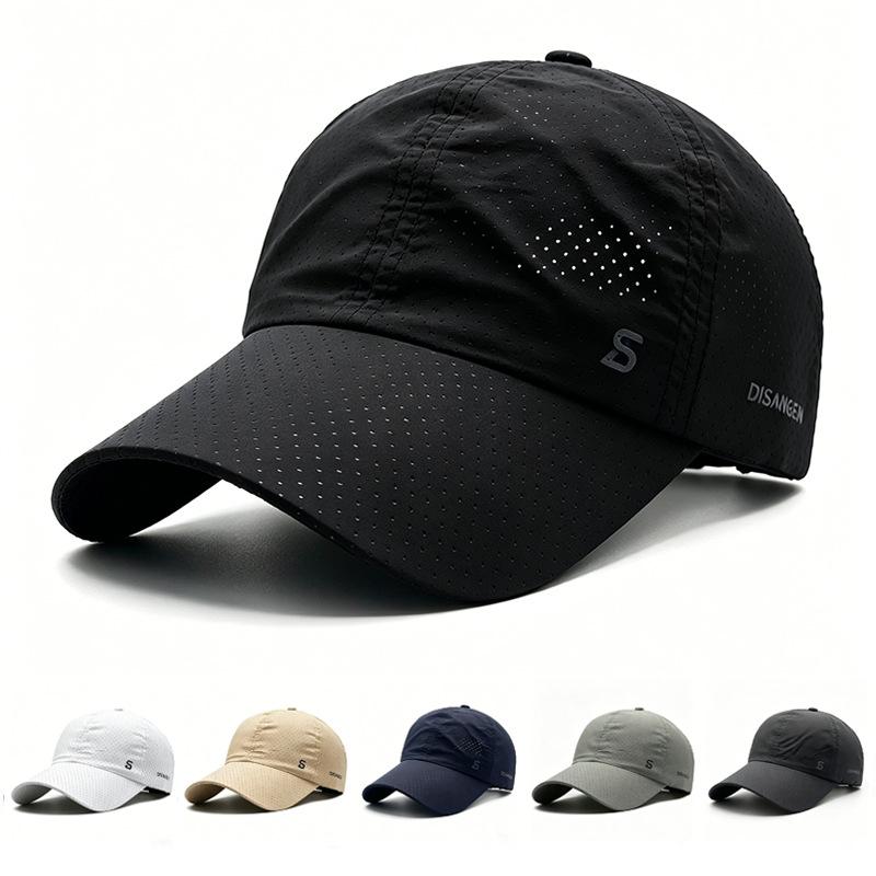 New Summer Quick-Drying Running Mesh Breathable Peaked Cap Outdoor Men's and Women's Same Sports Fashion Sun Protection Baseball Cap