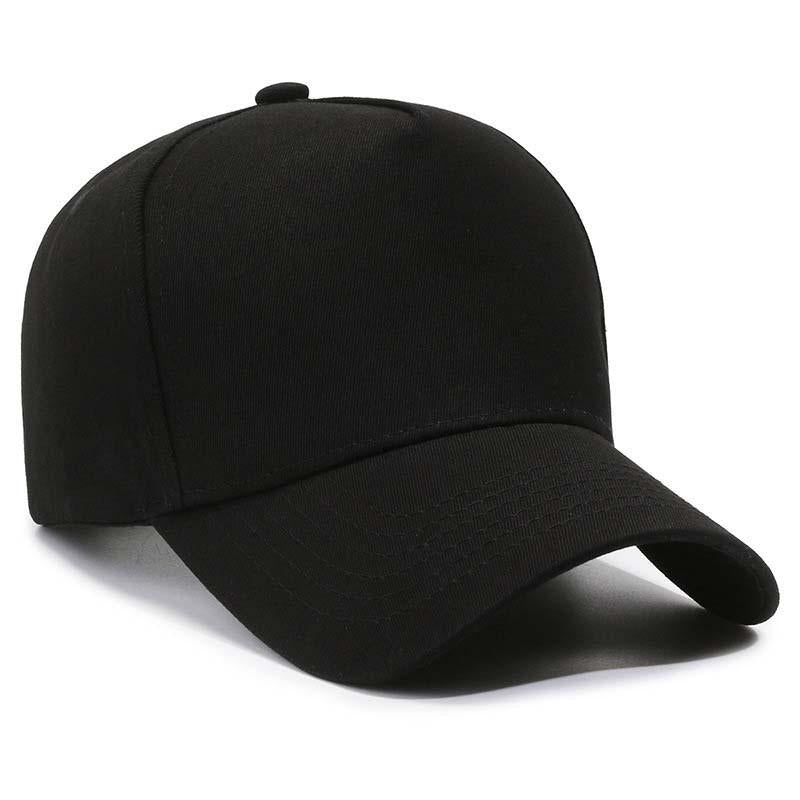 Summer Sun Protection Hat Solid Color Hard Top 5 Pieces Peaked Cap Men's Outdoor Light Board Fixed Logo Sun Protection Baseball Cap Non-Retail