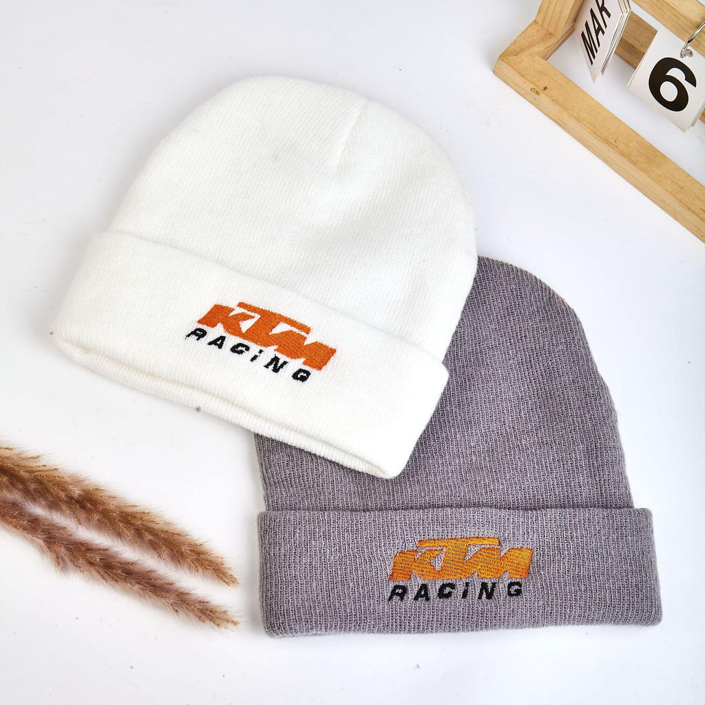 European and American Men's and Women's Autumn and Winter New KTM Embroidered Knitted Hat Racing Pullover Hip Hop Hat Wool Hat Cold Hat
