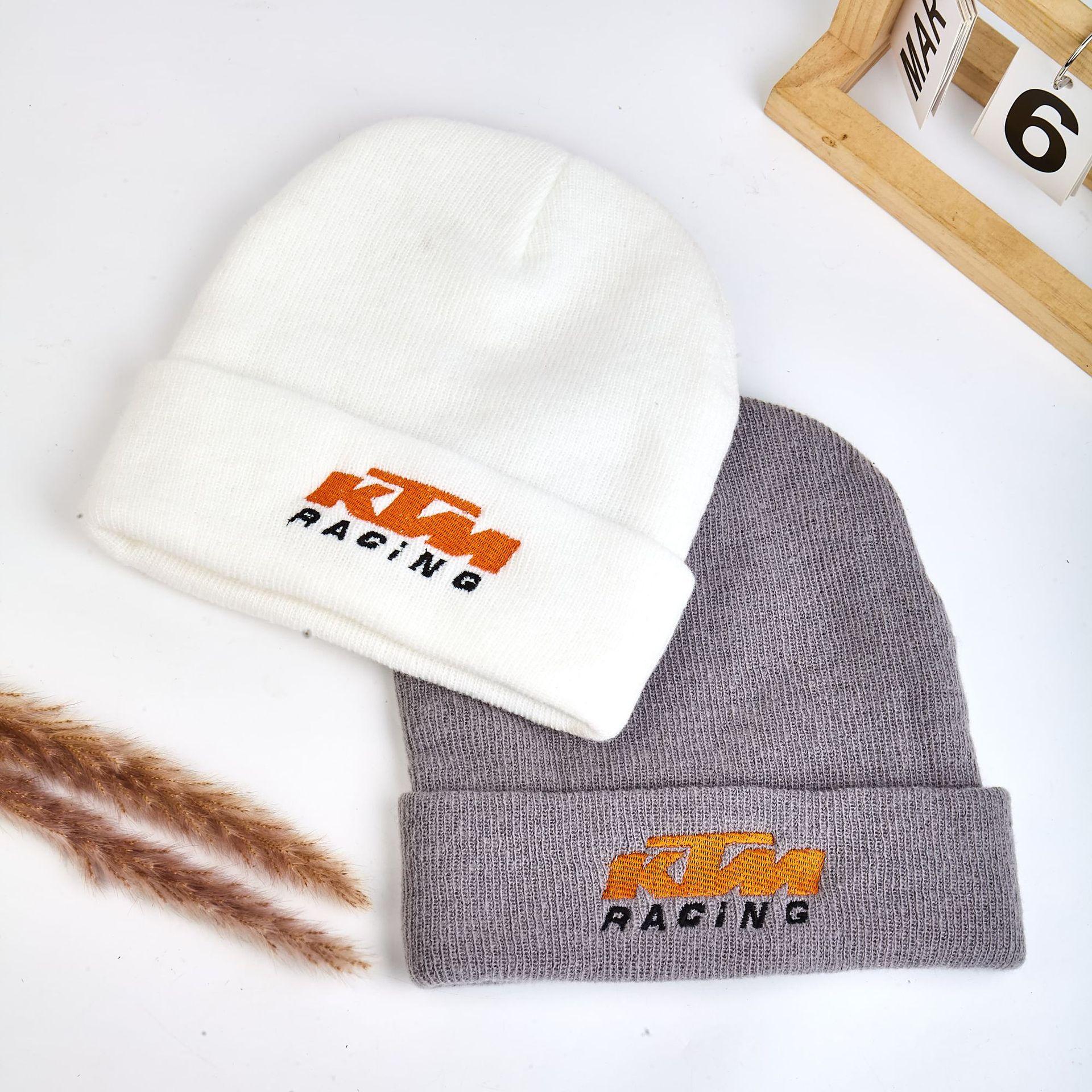 European and American Men's and Women's Autumn and Winter New KTM Embroidered Knitted Hat Racing Pullover Hip Hop Hat Wool Hat Cold Hat