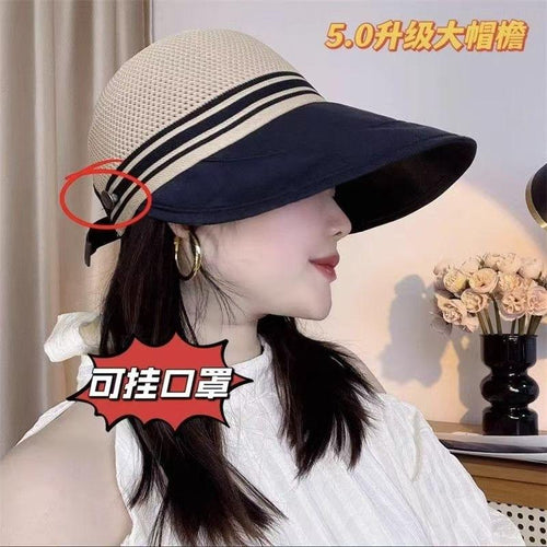 2025 New Summer Peaked Cap UV Protection Sun Hat Outdoor Sun Protection Sun Hat Fisherman Hat Hollow Breathable