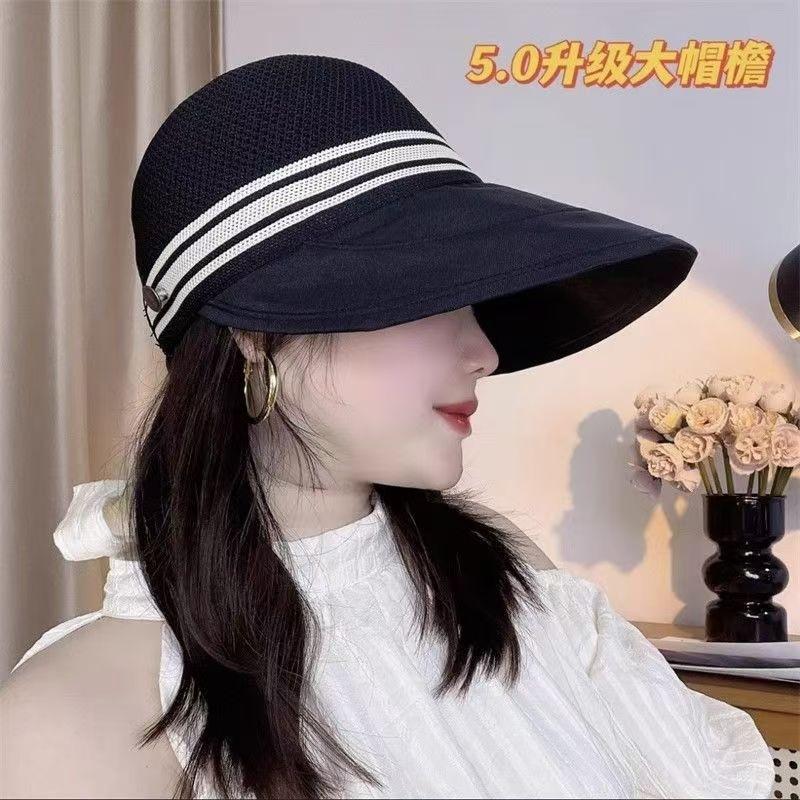 2025 New Summer Peaked Cap UV Protection Sun Hat Outdoor Sun Protection Sun Hat Fisherman Hat Hollow Breathable