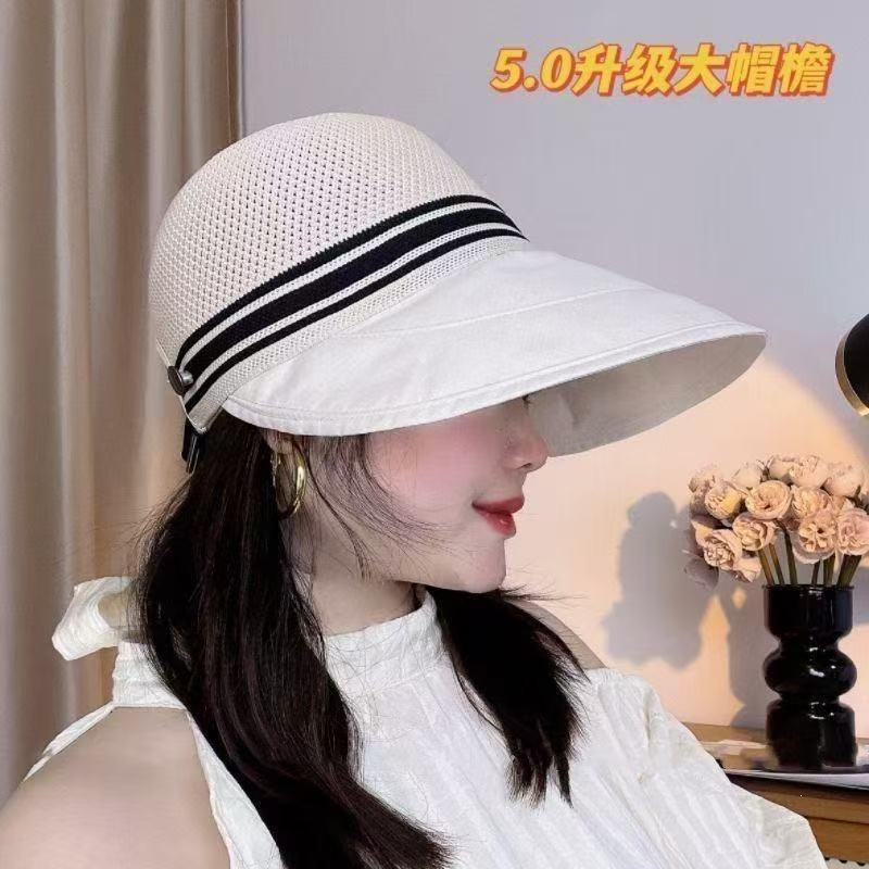 2025 New Summer Peaked Cap UV Protection Sun Hat Outdoor Sun Protection Sun Hat Fisherman Hat Hollow Breathable