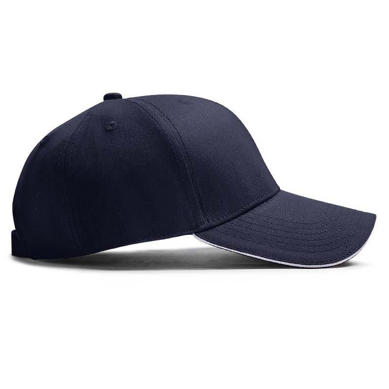 Hat Factory Light Version Sandwich 6 Pieces Peaked Cap Logo Printing Advertising Cap Embroidered Pattern Baseball Cap Wholesale