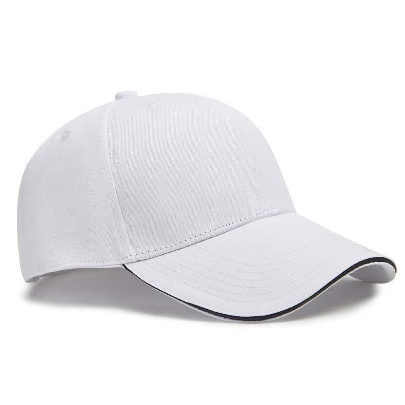 Hat Factory Light Version Sandwich 6 Pieces Peaked Cap Logo Printing Advertising Cap Embroidered Pattern Baseball Cap Wholesale