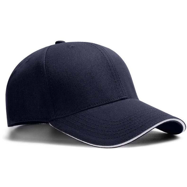 Hat Factory Light Version Sandwich 6 Pieces Peaked Cap Logo Printing Advertising Cap Embroidered Pattern Baseball Cap Wholesale