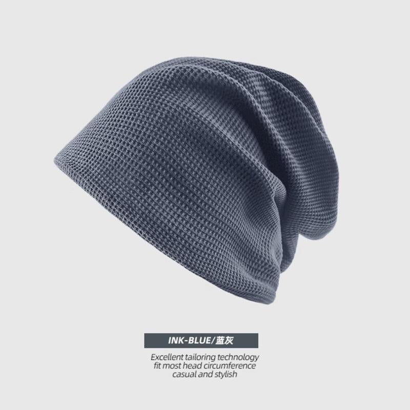 Autumn and Winter New Pile Hat Unisex Big Head Circumference Hat Simple Wool Hat Toe Cap Cold Hat Fashion