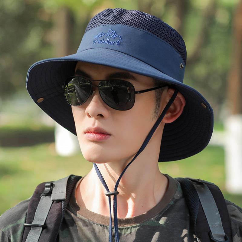 Fisherman Hat Men's Spring and Summer Hat Outdoor Mountaineering Sun Hat New Folding Sun Hat Men's Fishing Hat Wholesale