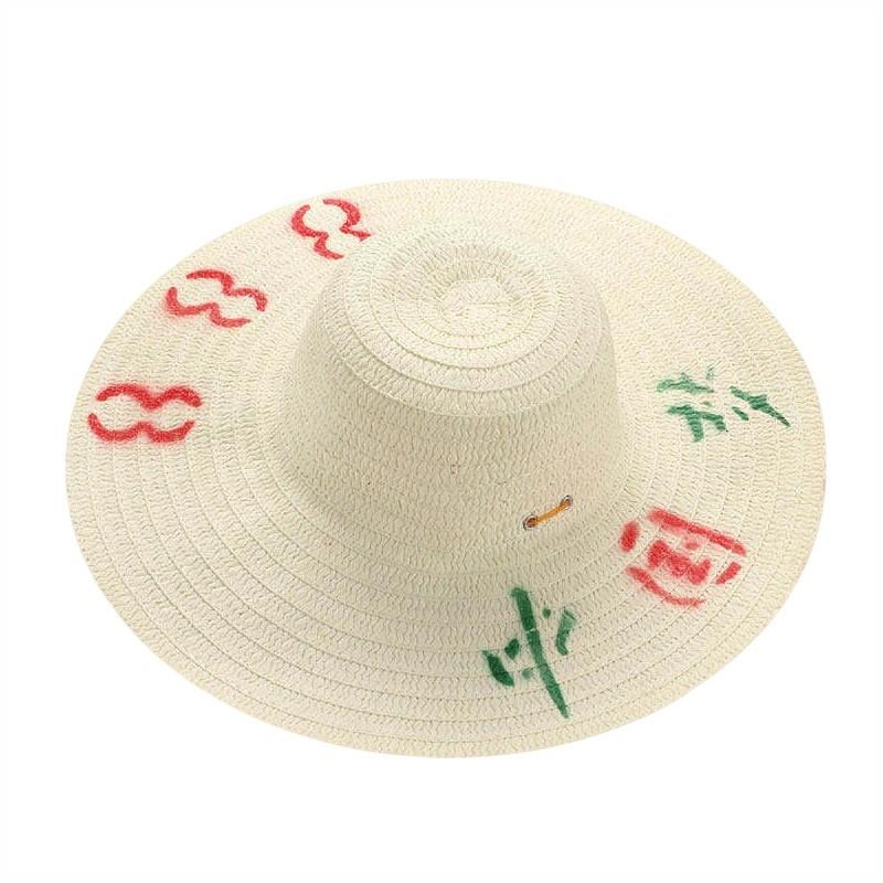 Straw Hat Summer Dry Farm Work Farm Hat Men and Women Sun Protection Sun Shade Straw Hat Construction Site Farmers Sun Hat Farm Farming