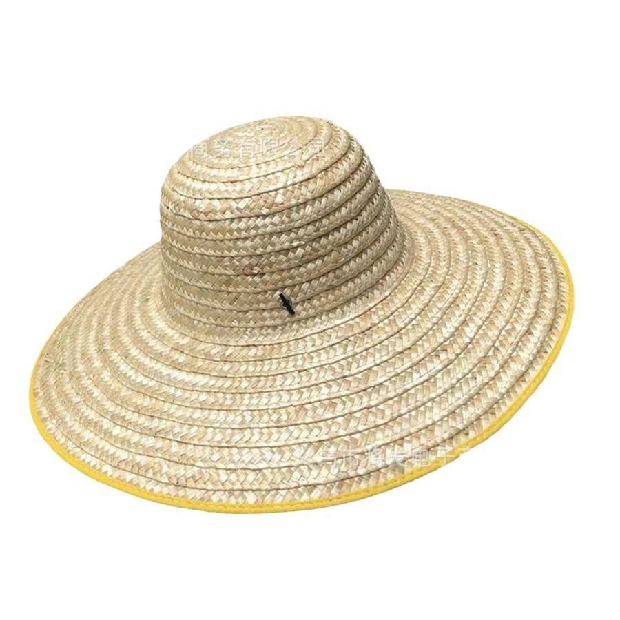 Clearance Straw Straw Straw Hat Large Sun Protection Farmer Agricultural Hat Outdoor Woven Cool Hat Oversized Labor Protection Big Edge Sun Protection