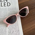 American Hot Girl Pink Cat Eye Sunglasses Niche Trendy Concave Sun-Proof Sun-Proof High-Looking Personalized Street Shot Decoration