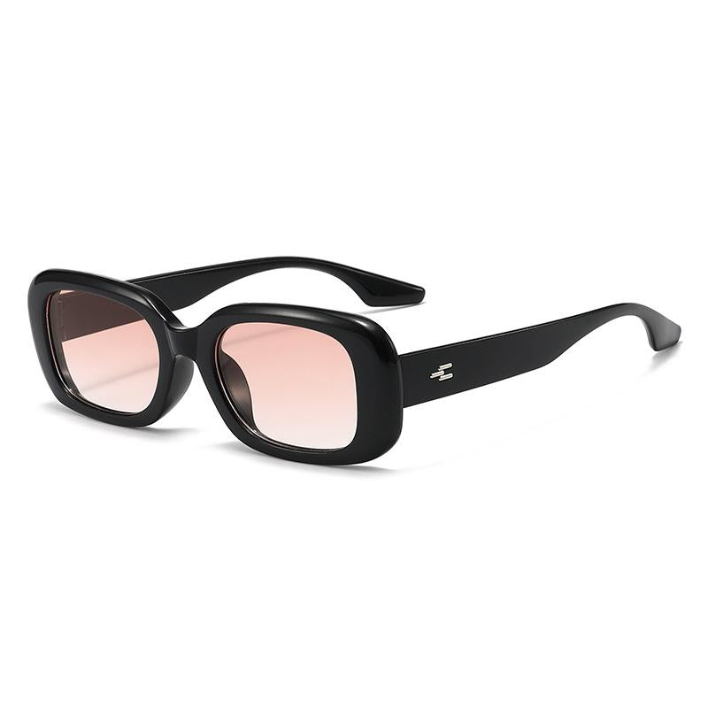 Fashion Concave Sunglasses Men's and Women's Same High-Grade Square Sunglasses UV-Proof Retro Internet Celebrity Sunglasses