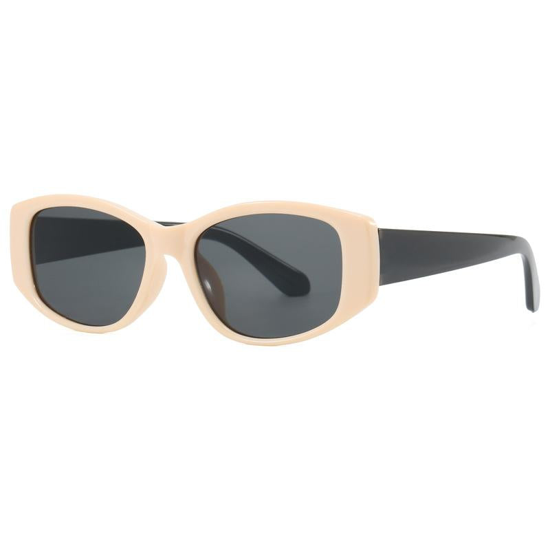 Sweet Girl Cute Korean Style Ins Square Sunglasses Fashionable Street Shooting High Sense Sunglasses American Retro Internet Celebrity Glasses