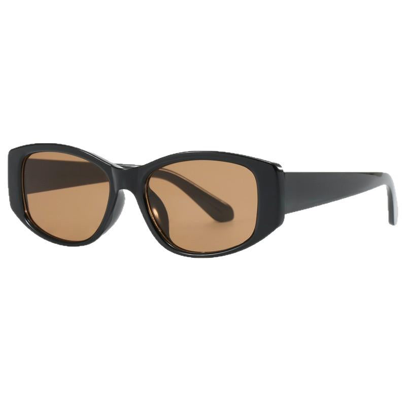 Sweet Girl Cute Korean Style Ins Square Sunglasses Fashionable Street Shooting High Sense Sunglasses American Retro Internet Celebrity Glasses