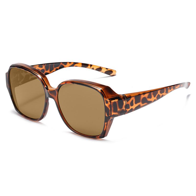 New Set Glasses Myopia Glasses Special One-Lens Dual-Purpose Sunglasses Women's Fashion Sun Protection Driving Polarized Sunglasses