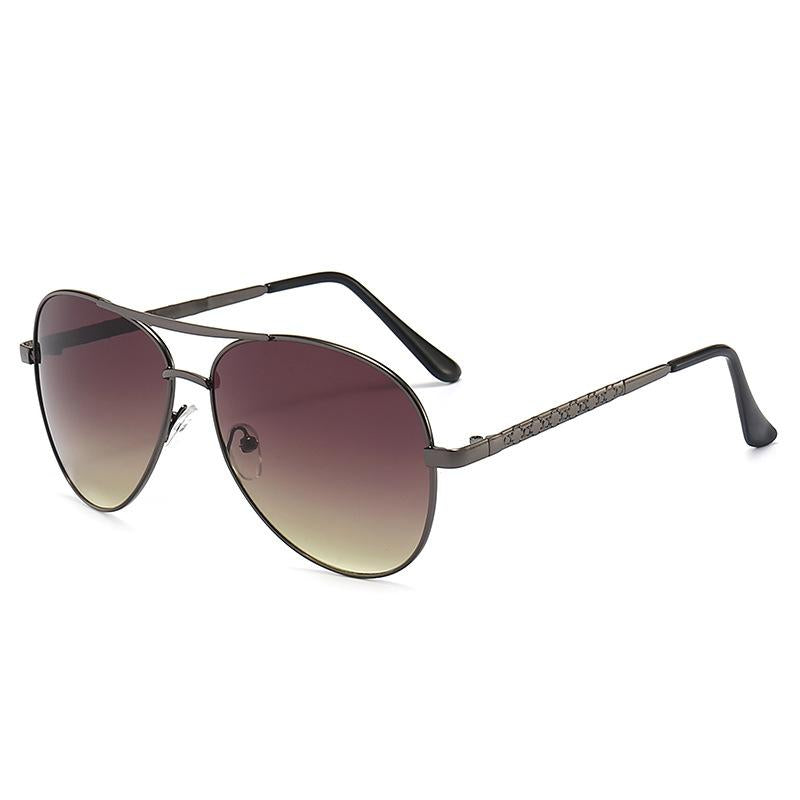 3025 New Polarized Sunglasses Men's European and American Fashion Double Beam Frog Glasses Cross-Border UV-Proof Sunglasses
