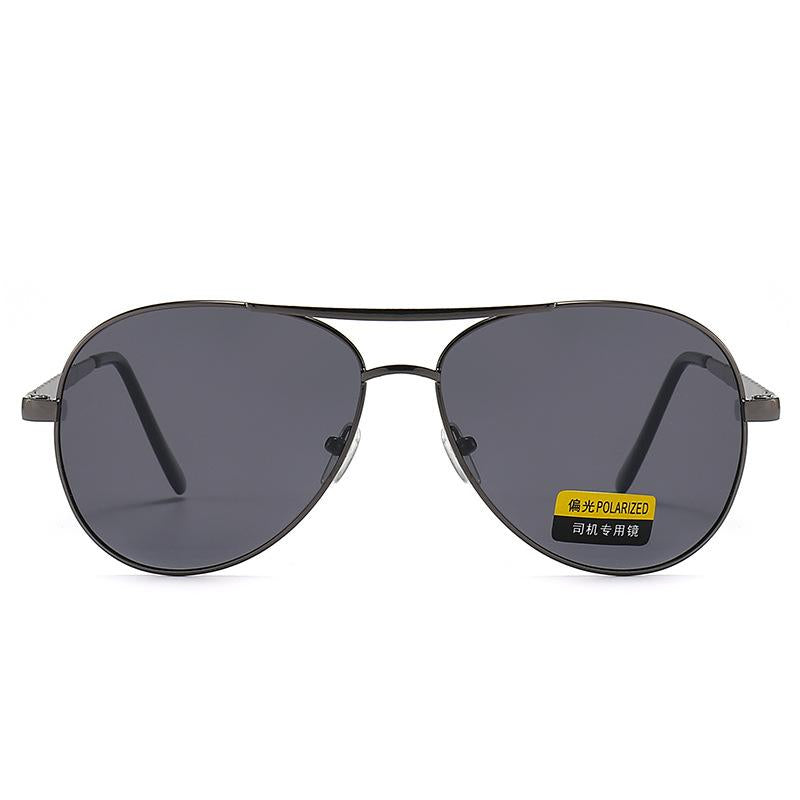 3025 New Polarized Sunglasses Men's European and American Fashion Double Beam Frog Glasses Cross-Border UV-Proof Sunglasses