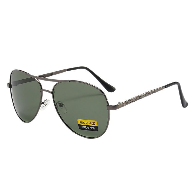 3025 New Polarized Sunglasses Men's European and American Fashion Double Beam Frog Glasses Cross-Border UV-Proof Sunglasses