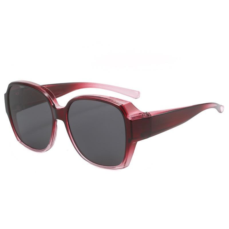 Polarized Glasses Women's Myopia One Mirror Dual-Purpose Sunglasses Men's Driving Special Anti-Glare National Style Design UV Protection