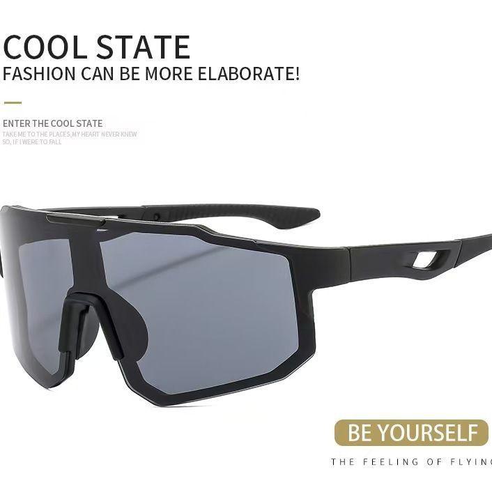 Fashion Sunglasses Outdoor Sports Riding Glasses Day and Night Goggles Cross-Border European and American Fashion Sunglasses Cool Sunscreen Ink