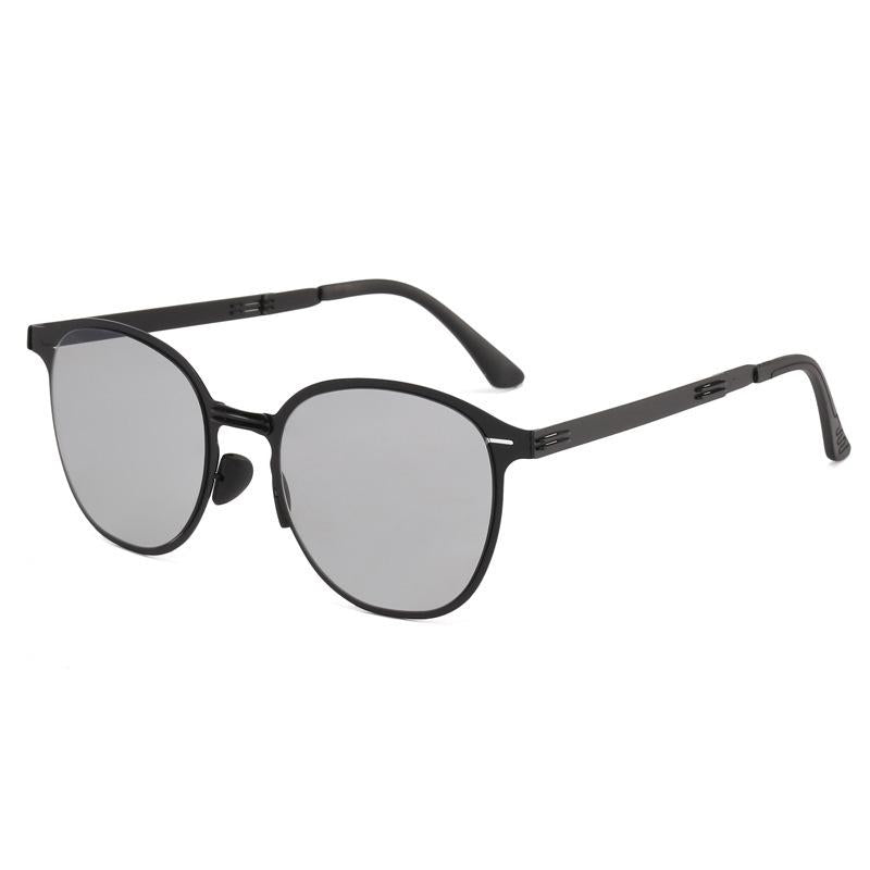 Folding New Sunglasses Live Broadcast Same Style Men's and Women's Sunglasses Anti-DDoS UV Light Fashion Portable Outdoor