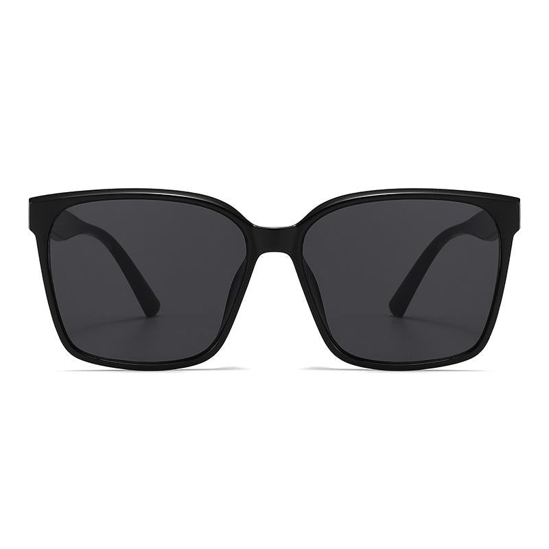 Retro Simple Sunglasses Women's High-Grade Glasses 2026 New Trendy Personalized Large Frame Slimming UV-Proof Sunglasses