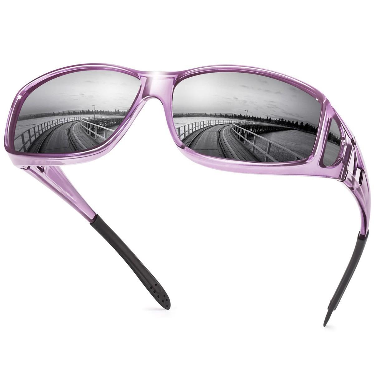 Cross-Border Polarized Sunglasses Men's Fashion Outdoor Driving Myopia Goggles Goggles Dustproof One Mirror Dual-Use Glasses Wholesale