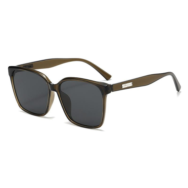 European and American Internet Celebrity Women's High-Grade Sunglasses 2026 New Trendy Personalized Glasses Slimming Large Frame UV-Proof Sunglasses