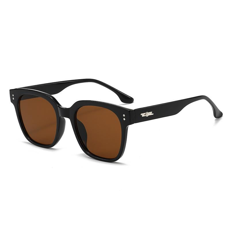Men's High-End Sunglasses Fashionable Oval Frame UV-Proof Sunscreen Sunglasses Outdoor Travel Factory Wholesale