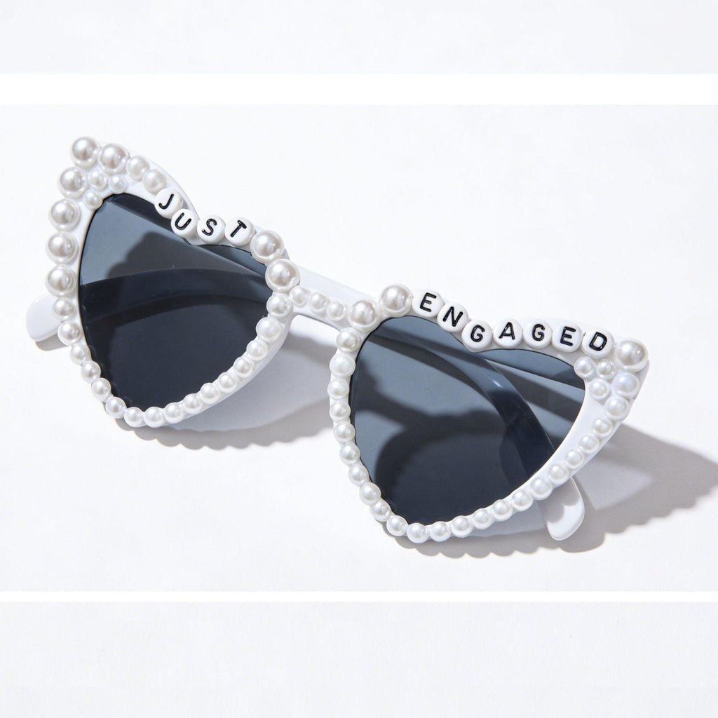 K9011 Wedding Party Love Pearl Wedding Glasses Sunglasses European and American Party Photography Female Cross-Border Hot Supply