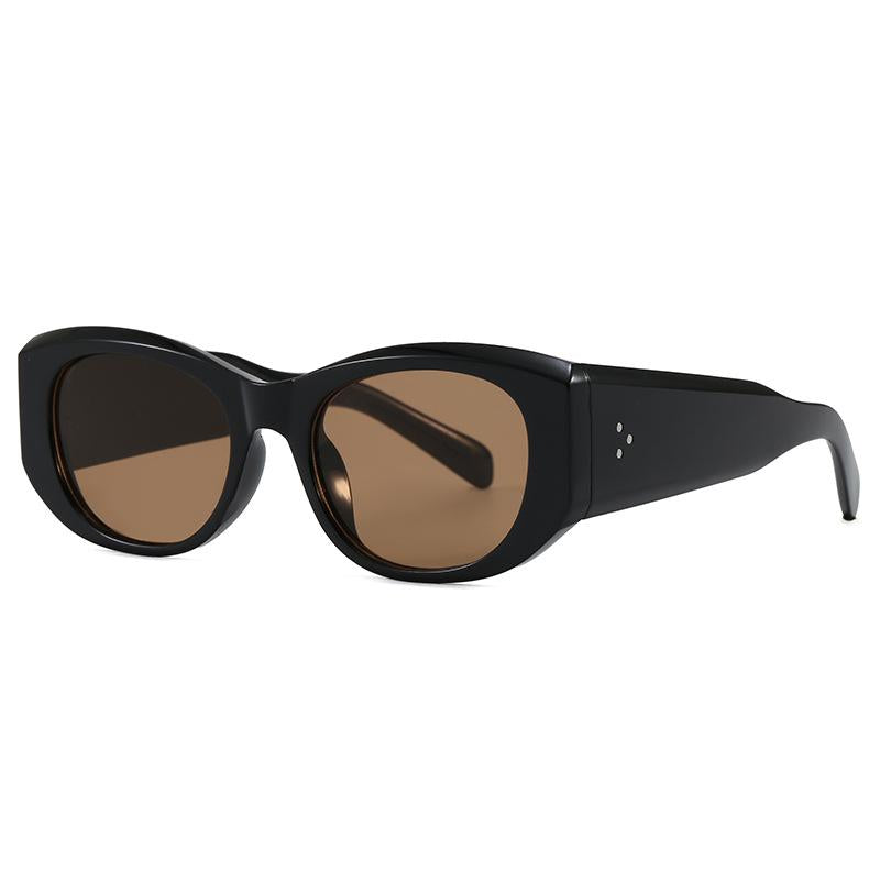 2026 New Korean Style Retro Cat Eye Sunglasses Trendy Small Face Fashionable High-Grade Street Shot Cool Sunglasses Factory Wholesale