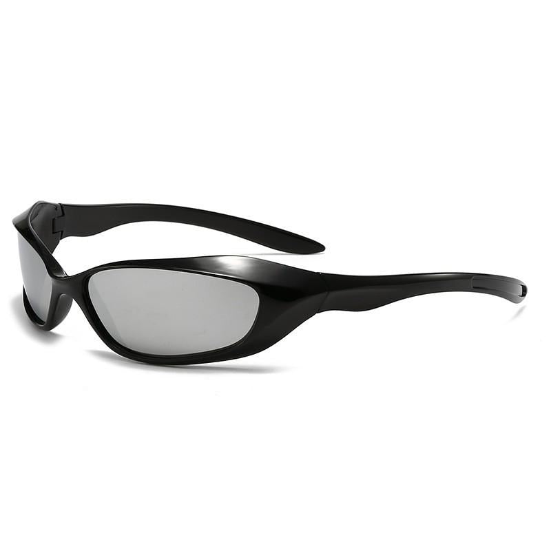 Cross-Border Riding Sunglasses Punk Hip Hop Sports Sunglasses Female Street Hot Girl Glasses Trendy Men European and American Sunglasses Wholesale