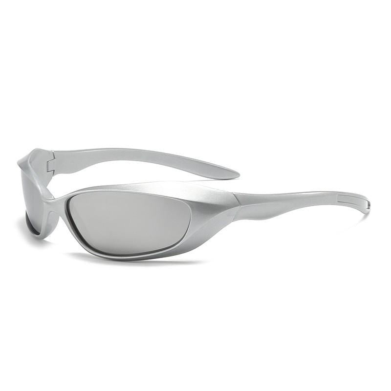 Cross-Border Riding Sunglasses Punk Hip Hop Sports Sunglasses Female Street Hot Girl Glasses Trendy Men European and American Sunglasses Wholesale