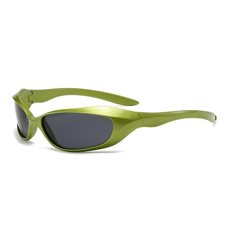 Cross-Border Riding Sunglasses Punk Hip Hop Sports Sunglasses Female Street Hot Girl Glasses Trendy Men European and American Sunglasses Wholesale