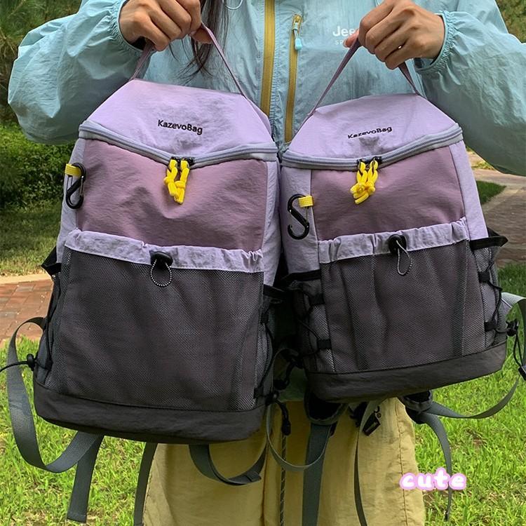 New Korean Casual Sports Backpack Outdoor Backpack Hiking Mountaineering Large Capacity Travel Schoolbag Lightweight Commuter