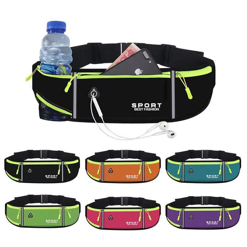 New Outdoor Sports Waist Bag Running Waist Bag Mobile Phone Bag Men and Women Outdoor Equipment Waterproof Invisible Waist Bag