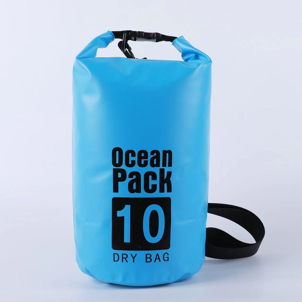 PVC Waterproof Bag Bucket Bag Waterproof Bag Beach Drifting Swimming Bag Outdoor Backpack Factory Direct Sales