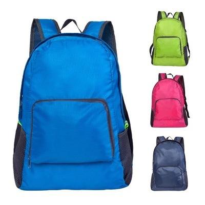 Korean-Style Outdoor Multi-Functional Travel Leisure Folding Backpack Training Class Student Schoolbag with Logo Printing