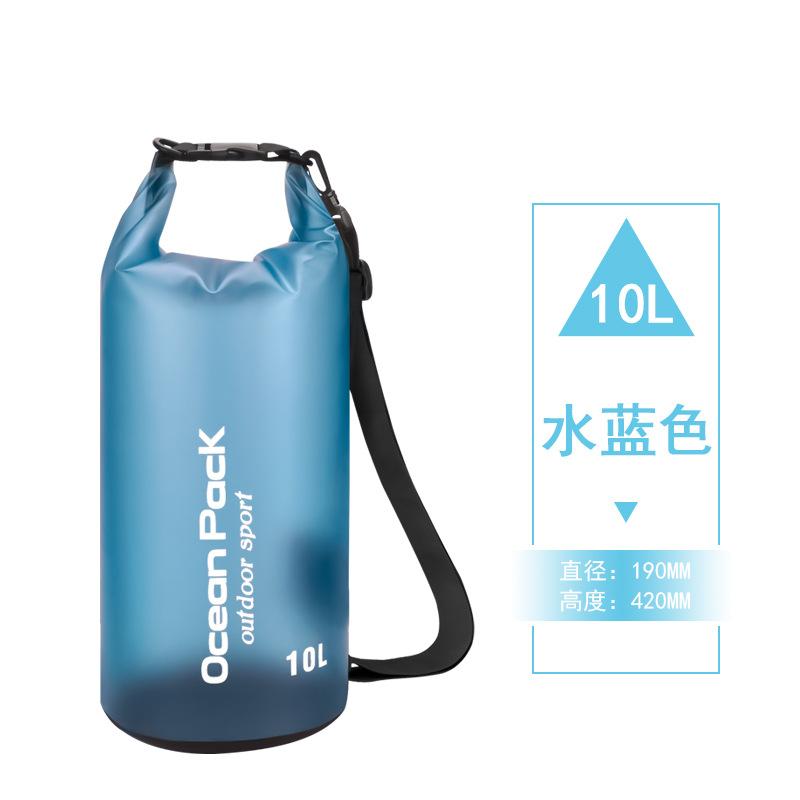 Spot Outdoor Sports Waterproof Bucket Bag PVC Waterproof Bag Waterproof Bag Beach Drifting Swimming Bag Dry Bag