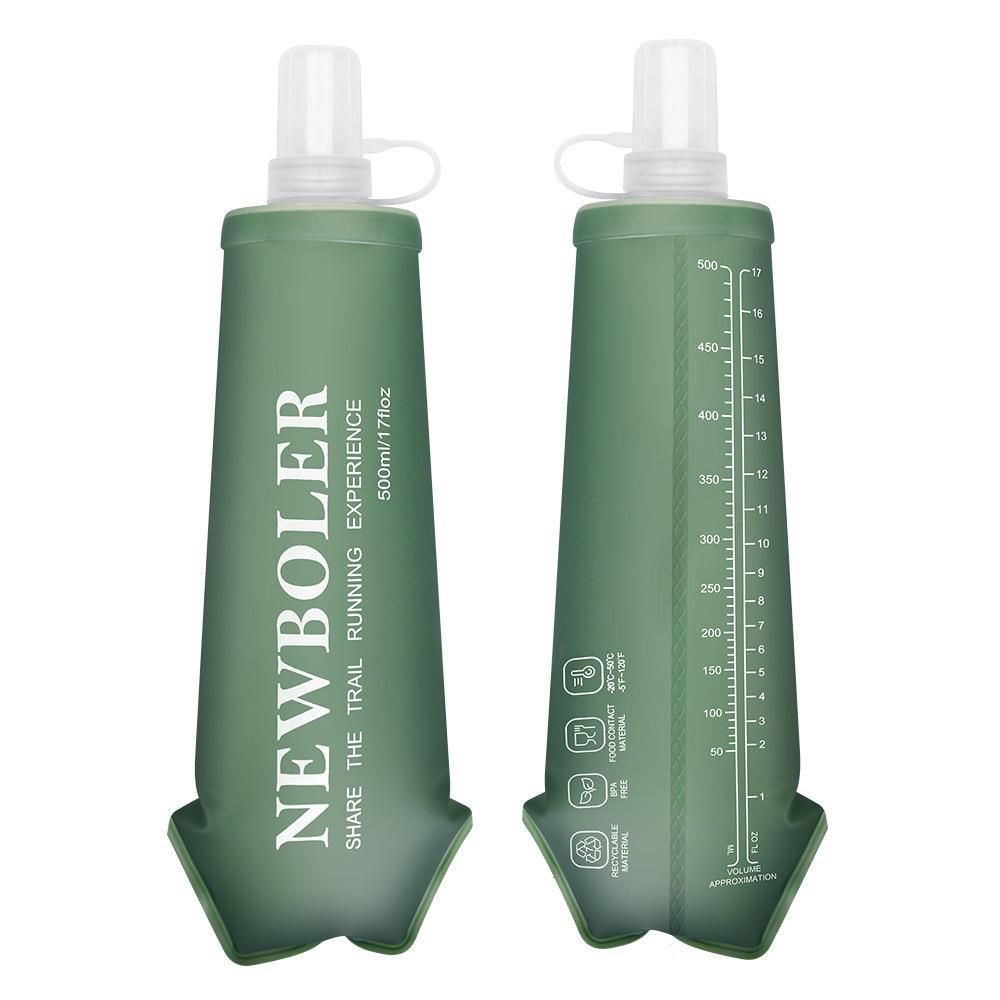 TPU Food Grade Outdoor Sports Soft Water Bag Folding Portable Riding Climbing off-Road Marathon Backpack Soft Water Bag