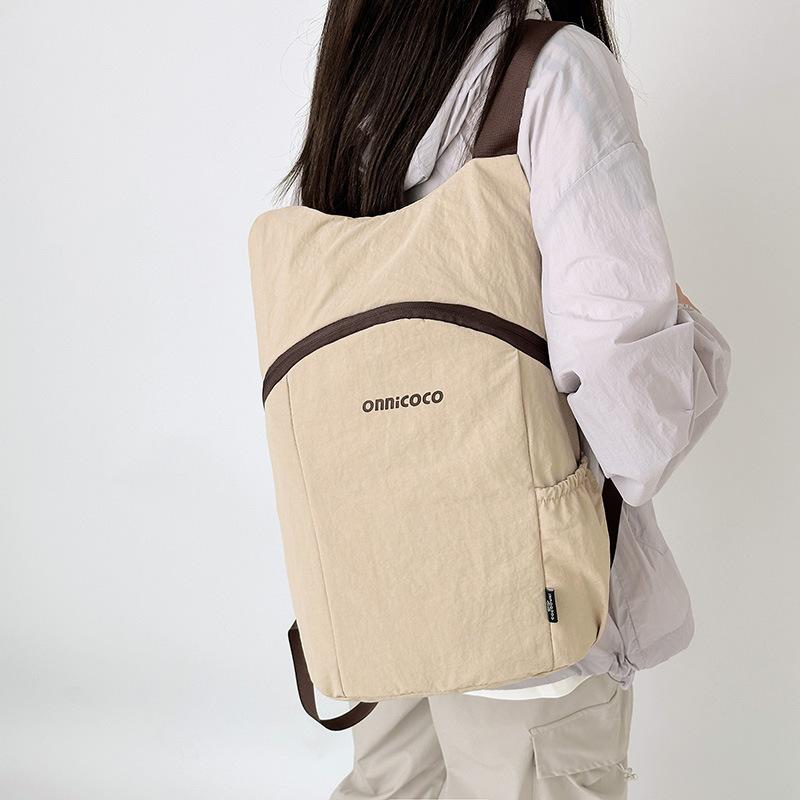 Outdoor Mountaineering Hiking Backpack Lightweight Travel Leisure Sports Backpack New Large Capacity Letter Student Schoolbag
