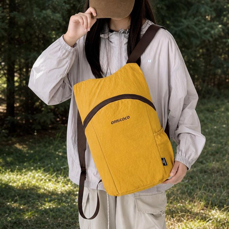 Outdoor Mountaineering Hiking Backpack Lightweight Travel Leisure Sports Backpack New Large Capacity Letter Student Schoolbag