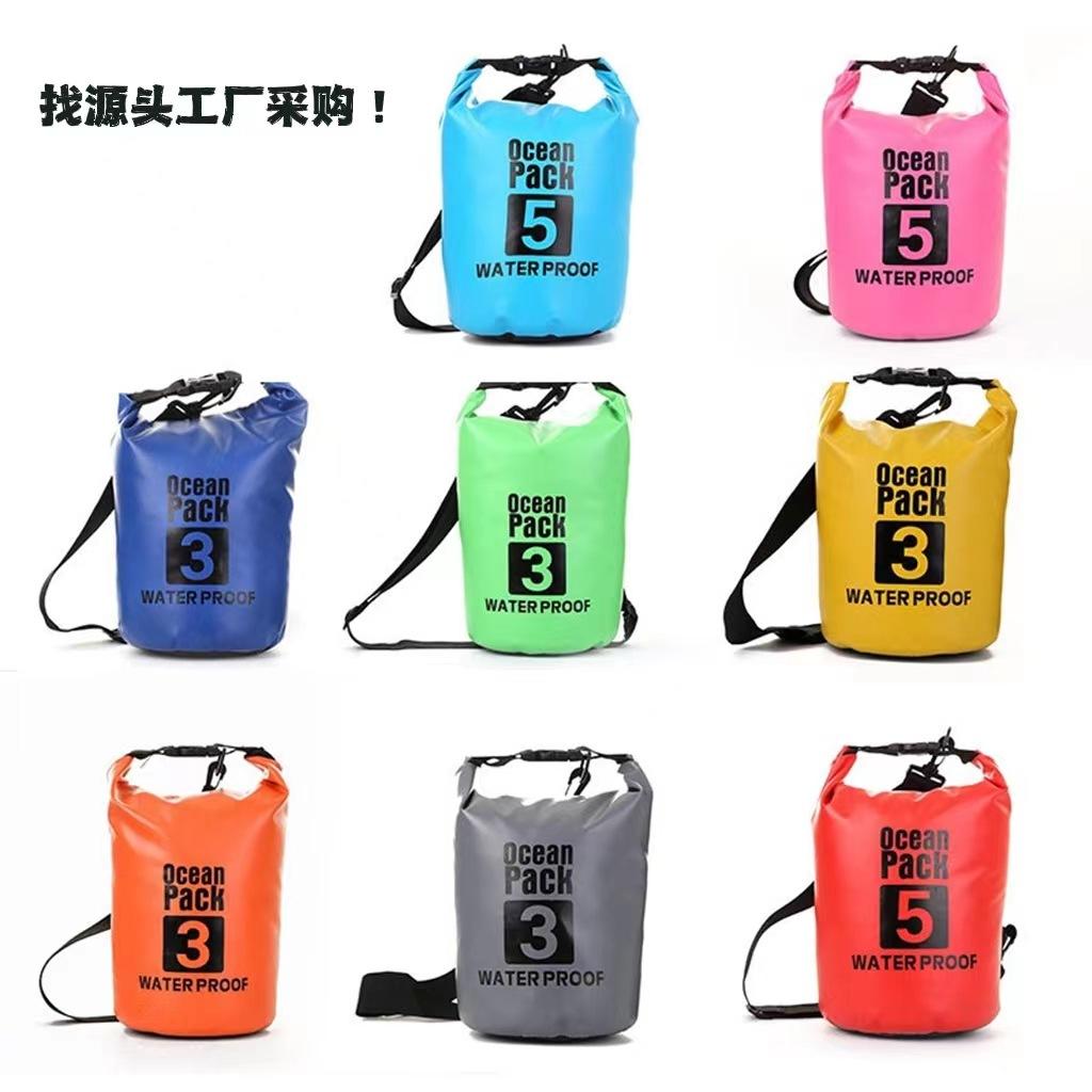 Waterproof Bag Drifting Upstream Snorkeling Waterproof Bag Single and Double Shoulder Backpack Swimming Travel Storage Beach Seaside Outdoor Bag