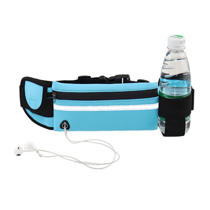 Sports Waist Bag Men's and Women's Fashion New Outdoor Running Fitness Multi-Functional Waterproof Small Belt Bag Kettle Mobile Phone Bag