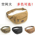 Cross-Border Thickened Canvas Waist Bag Men's Multi-Color Wear-Resistant Sports Chest Bag Messenger Bag Outdoor Leisure Crossbody Wallet