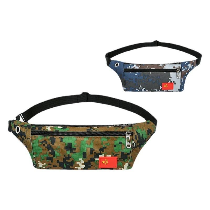 Cross-Border Thickened Canvas Waist Bag Men's Multi-Color Wear-Resistant Sports Chest Bag Messenger Bag Outdoor Leisure Crossbody Wallet