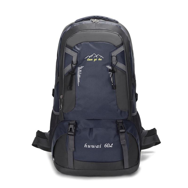 2025 New Outdoor Mountaineering Bag 60L Large Capacity Bag Travel Backpack Women's Sports Men's Korean-Style Travel Backpack