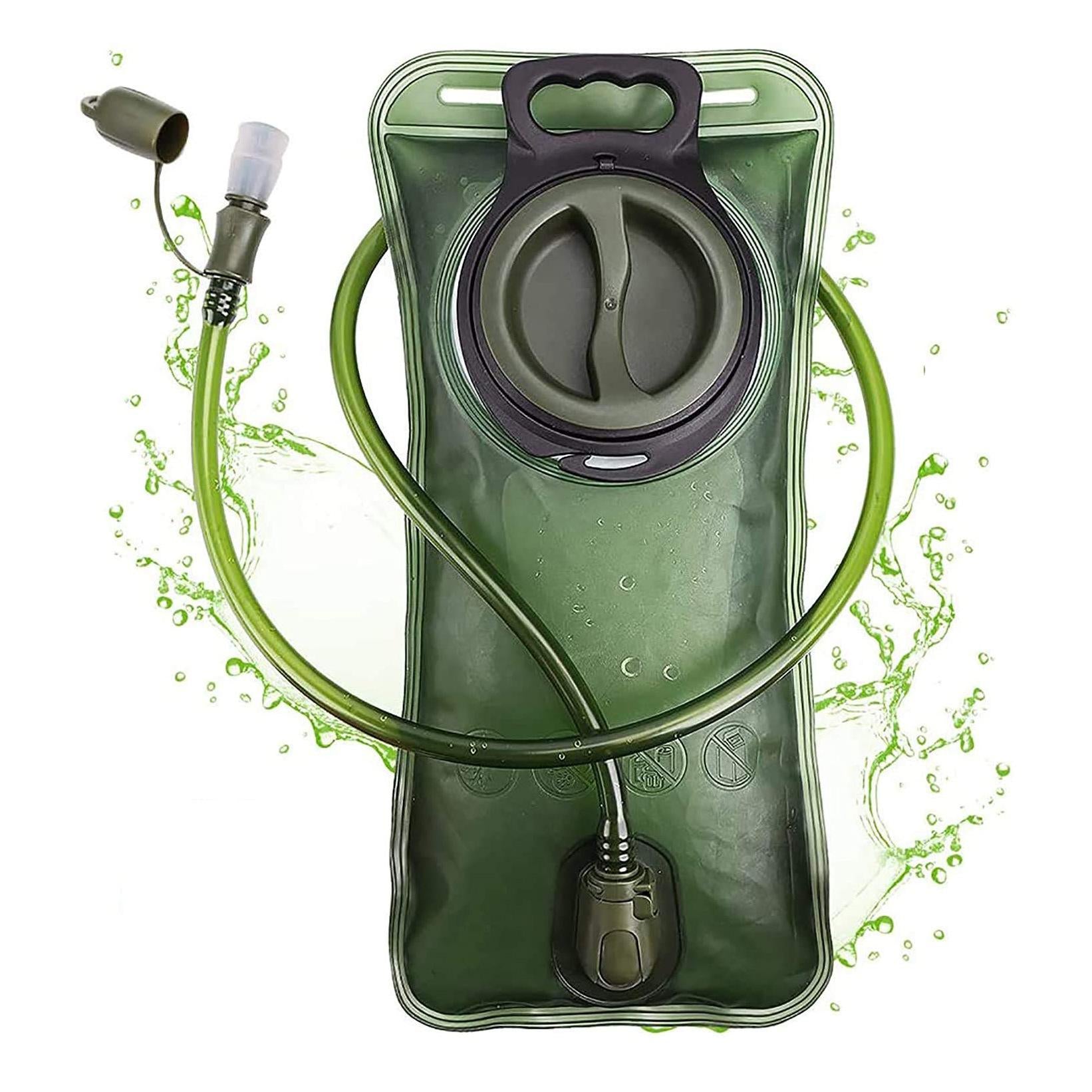 Cycling Backpack Water Bag 2L Water Bag Running Fitness Outdoor Sports Water Bag Mountaineering Camping Eva Folding Water Bag