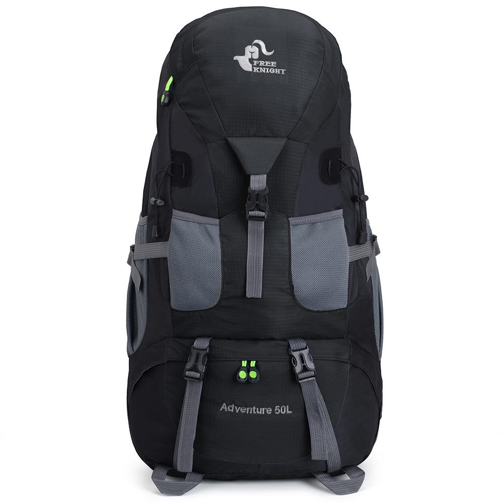 Free Knight Outdoor Backpack Backpack Men's and Women's Hiking Travel Mountaineering Bag 50L Backpack